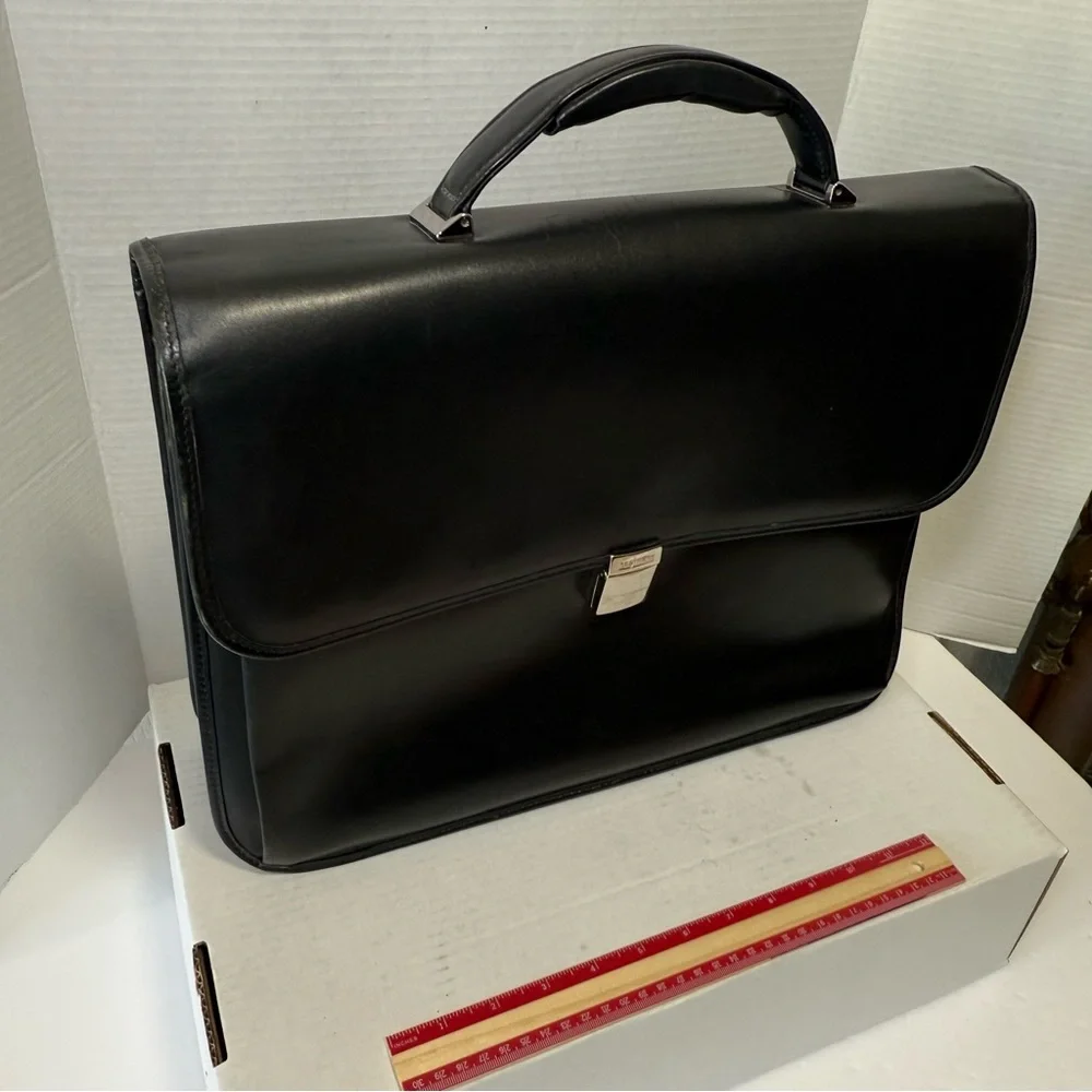 Hartmann Leather briefcase black
